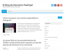 Tablet Screenshot of mmadrigal.com